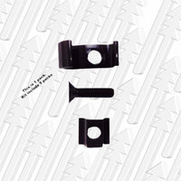 Representative cable guide. Kit includes five guides.