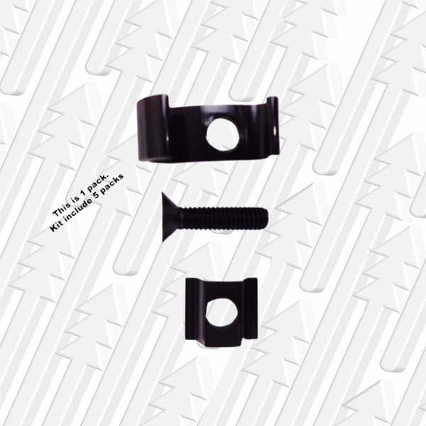 Representative cable guide. Kit includes five guides.