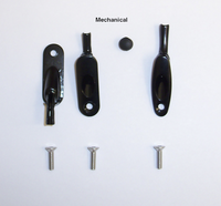 Marin housing guides and related hardware, for mechanical shifting.