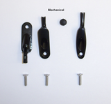 Marin housing guides and related hardware, for mechanical shifting.
